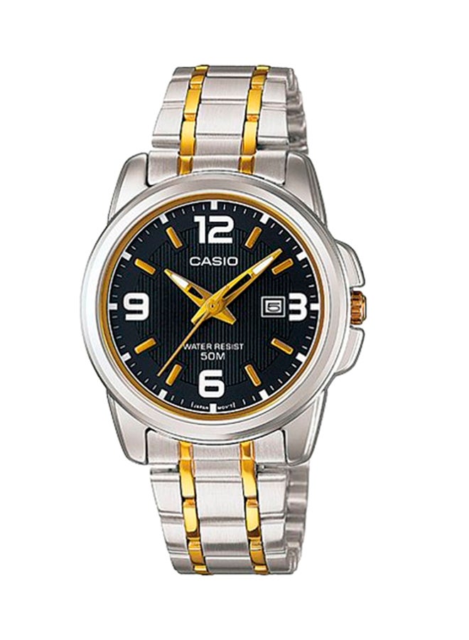 CASIO Women's Stainless Steel Analog Watch LTP-1314SG-1ADF - 33 mm - Silver/Gold - Image 1