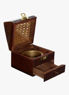 ماركة غير محددة مبخرة بخور هرمية الشكل بني M  - Image 3