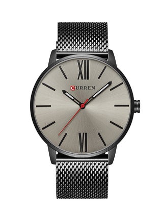 Men's Waterproof Stainless Steel Analog Watch 8238 - 44 mm - Black - v1524659752/N14401246A_1