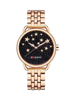women Water Resistant Analog Watch 9013 - 36 mm - Rose Gold