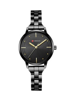 Women's Water Resistant Alloy Analog Watch 9019 - 30 mm - Black