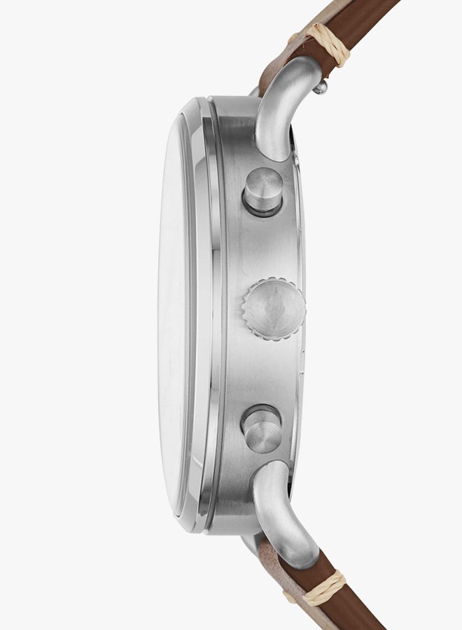 FOSSIL Men's Water Resistant Leather Analog Watch FS5402  - Image 2