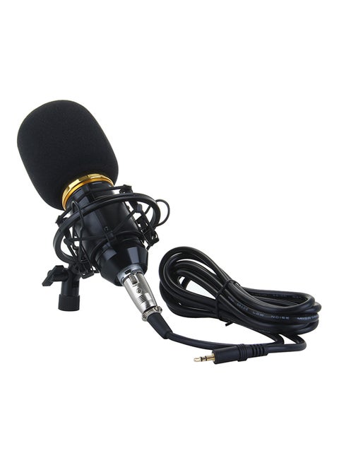 Cardioid Condenser Microphone With Shock Mount BM-800 Black