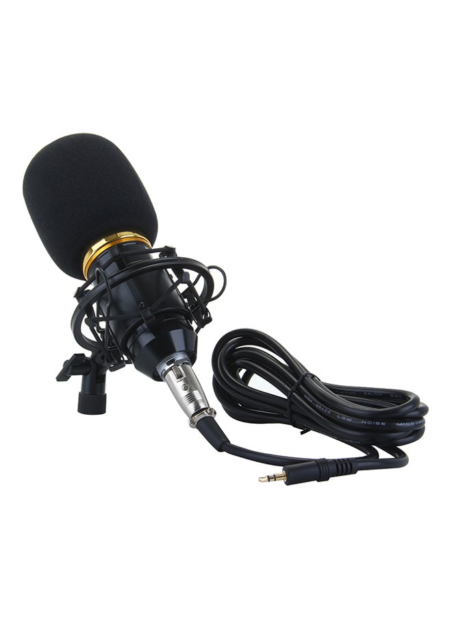 Cardioid Condenser Microphone With Shock Mount BM-800 Black
