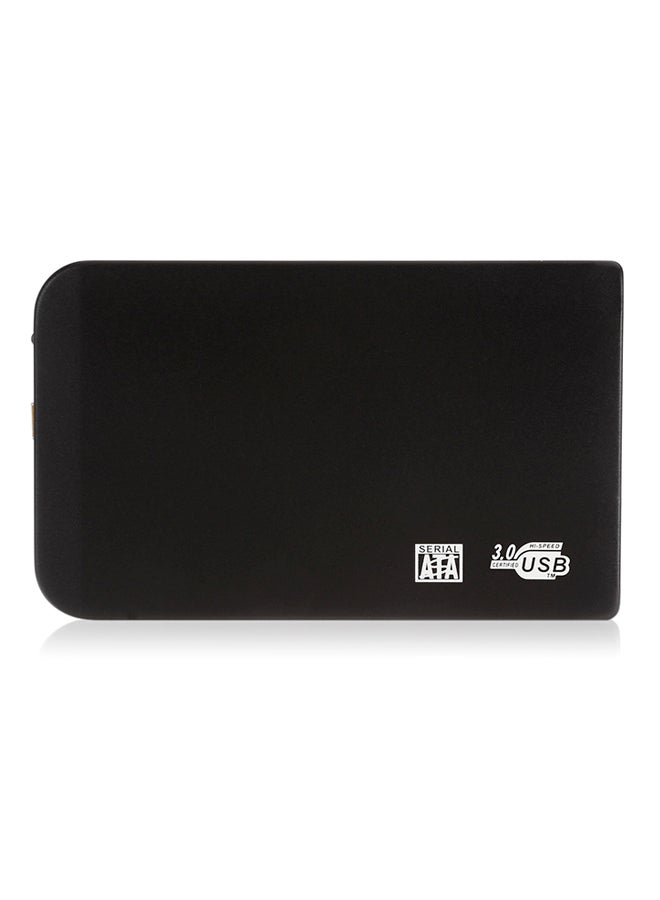 USB 3.0 2.5 Inch Aluminum Hard Drive SSD External Case Black