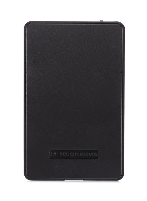 2.5-Inch USB 2.0 SATA Hard Disk Drive External Enclosure Case Black