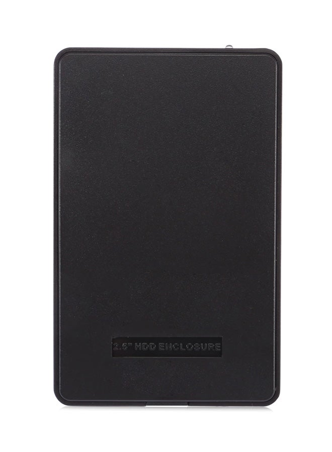 2.5-Inch USB 2.0 SATA Hard Disk Drive External Enclosure Case Black