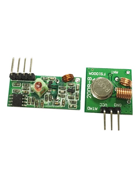 Multifunctional 433MHz RF Transmitter Receiver Module Link Kit For DIY Project Green