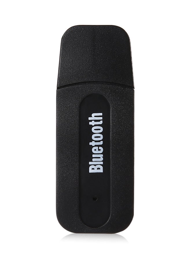 جهاز استقبال للموسيقى يعمل بتقنية البلوتوث مع مخرج بصوت ستيريو أسود