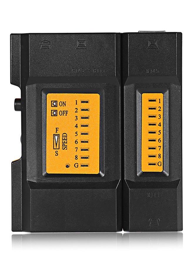 كابل فاحص ميني RJ45 RJ CAT5 UTP أسود 