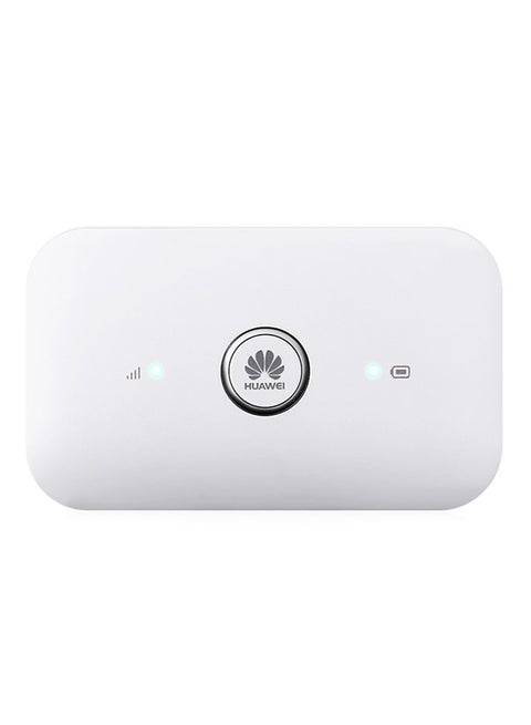 راوتر دونجل واي فاي محمول يدعم تقنية 4G طراز E5573s - 856 1500.0 mAh أبيض