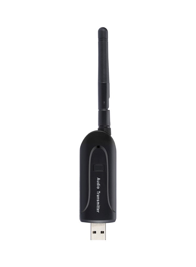 Wireless Bluetooth Audio Transmitter Adapter Black