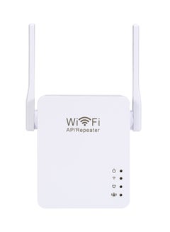 300Mbps Wireless WiFi Repeater/Network Router With-US PlugB Charger-UK Plug 300 Mbps White