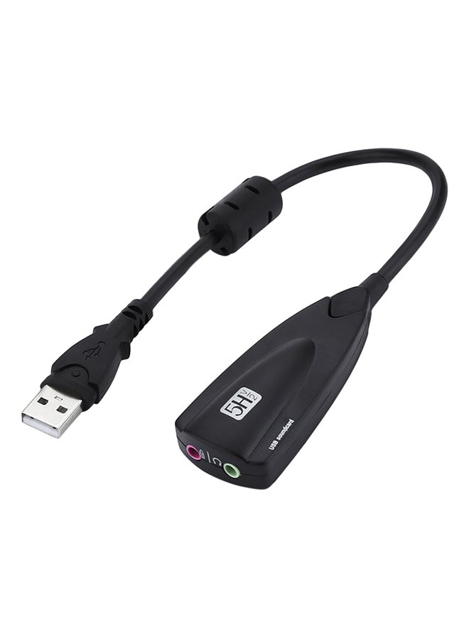 Generic H514-Sound Card Adapter Virtual 7.1 Channel Black 