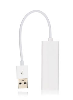 ماركة غير محددة محول شبكة إيثرنت بمنفذ USB 2.0 متوافق مع أنظمة تشغيل ويندوز7/8 وماك أو إس أبيض 