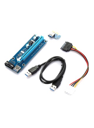 Extender Riser Card Adapter Black/Blue - v1524735067/N13658672A_1
