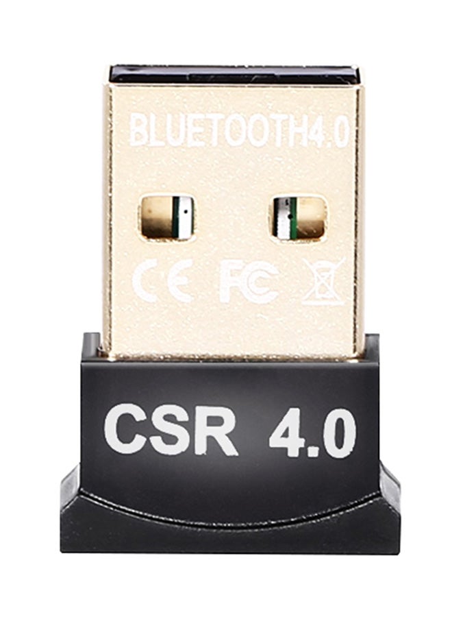 Generic - Mini USB Bluetooth SCR 4.0 Dongle Receiver Black - Image 1