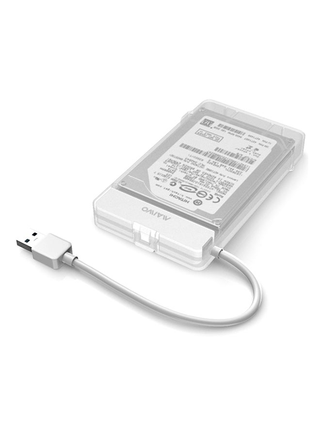 MAIWO USB 3.0 Hard Drive Enclosure White 
