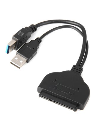 كابل من 22 سن USB 3.0 إلى مشغل القرص الصلب الخارجي ساتا أسود - v1524735253/N13659393A_1