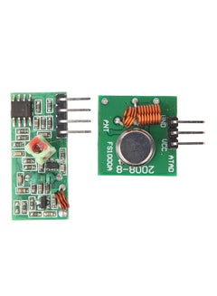 ماركة غير محددة وحدة إرسال 433 ميجاهرتز RF + وحدة استقبال لينك لأدروينو ARM MCU WL مزيج من الألوان 