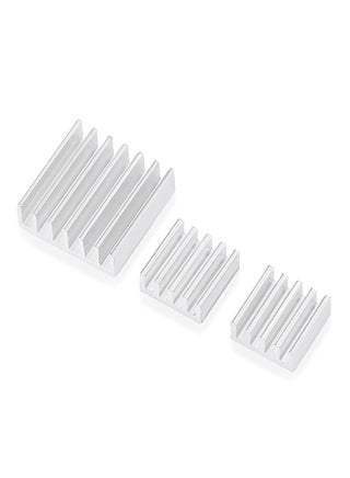 3-Piece Aluminium Heat Sinks For Raspberry Pi 3 Silver - v1524735259/N13659460A_1