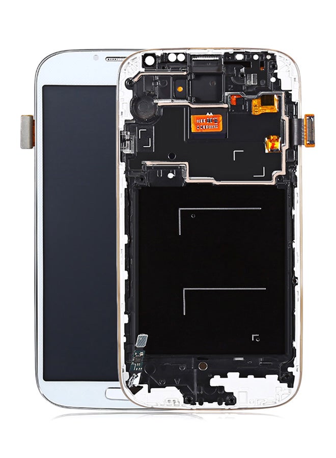 Generic - Replacement LCD Screen Assembly Frame For Samsung Galaxy S4 I9505 White - Image 1