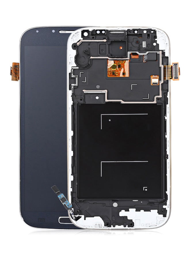 Replacement LCD Screen Assembly Frame For Samsung Galaxy S4 I9505 Purplish Blue