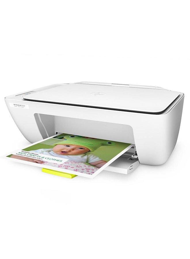 HP - DeskJet 2130 All-In-One Printer With Print/Copy/Scan,K7N77C White - Image 1