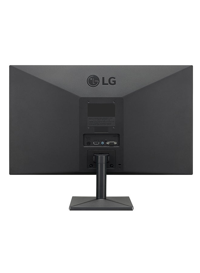 إل جي - شاشة كمبيوتر مقاس 24 بوصة بدقة Full HD مع شاشة IPS وAMD FreeSync والتحكم على الشاشة ومزامنة الحركة الديناميكية والتركيب على الحائط والإمالة وشاشة عريضة 24MK430H-B أسود أسود - Image 1