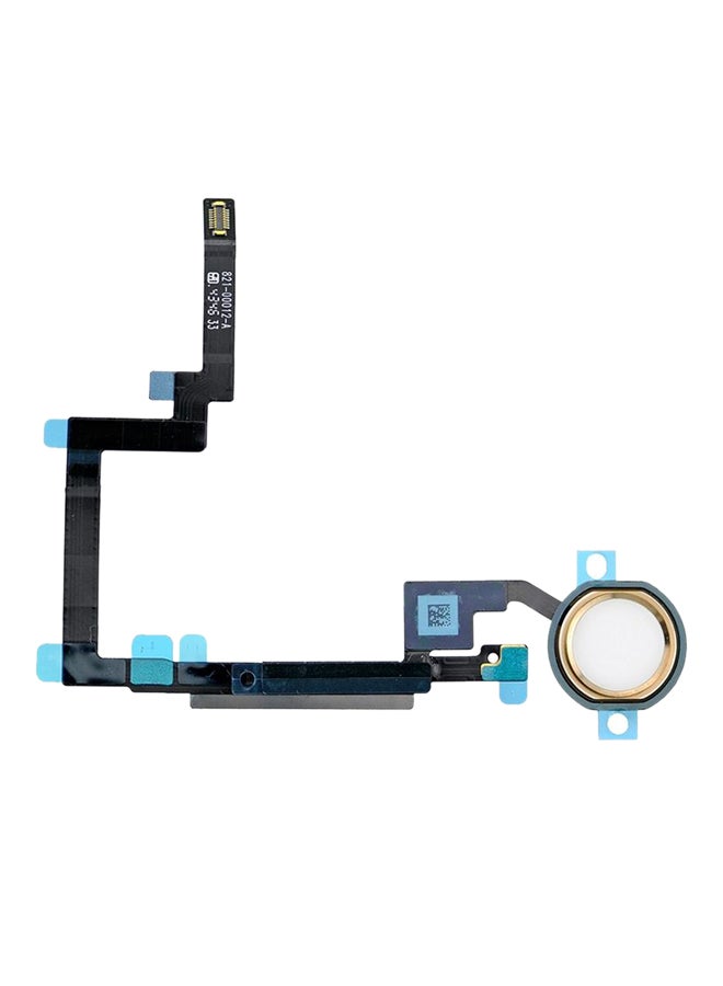 Home Button Assembly Replacement Part For Apple iPad mini 3 Black/Gold