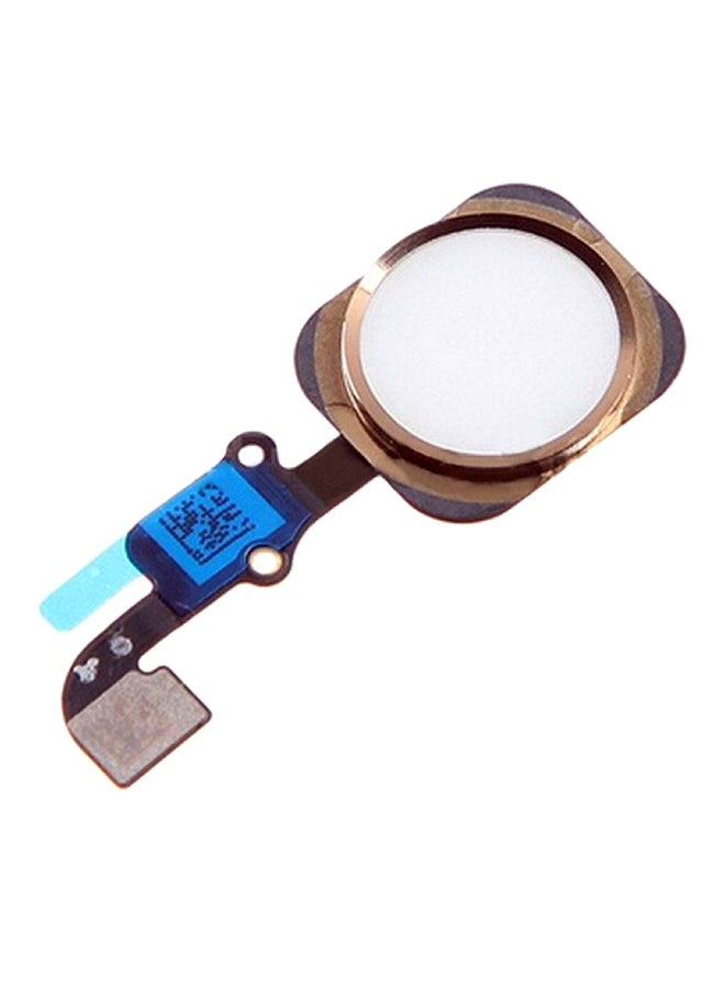 Home Button With Flex Cable Replacement Part For Apple iPhone 6s Plus Champagne Gold/Black
