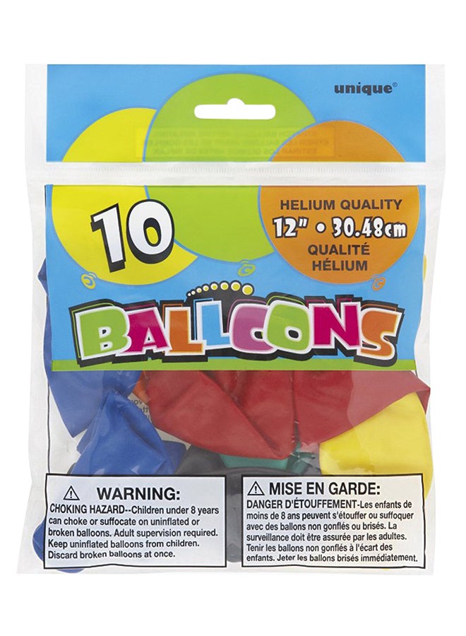 يونيك بالونات لاتكس للحفلات من 10 قطع