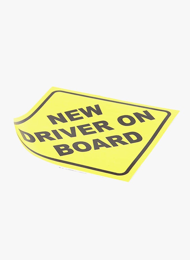 Generic Waterproof New Driver On Board Car Sticker  - Image 2
