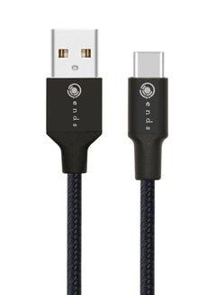 iends Type-C Charging Cable Black  - Image 1