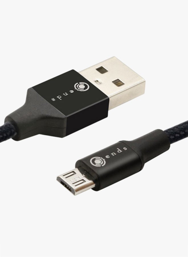 آيندز كابل بيانات Micro USB أسود - Image 4