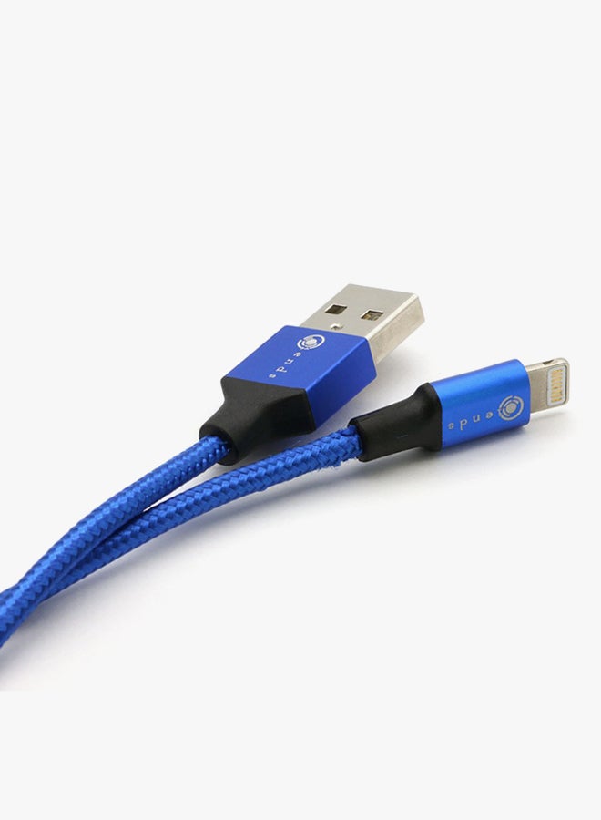 Lightning USB Data Cable Blue