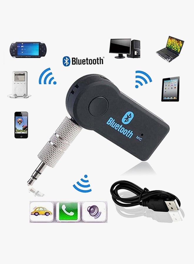 iends - Audio Bluetooth Auxiliary Adapter Black - Image 1