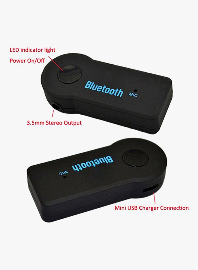 iends - Audio Bluetooth Auxiliary Adapter Black - Image 1