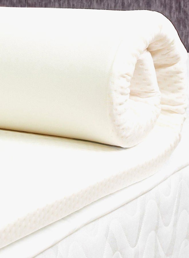 Galaxy Design - Design Cool Tech Memory Foam Mattress Topper With Cover Foam Light Pink - Image 1
