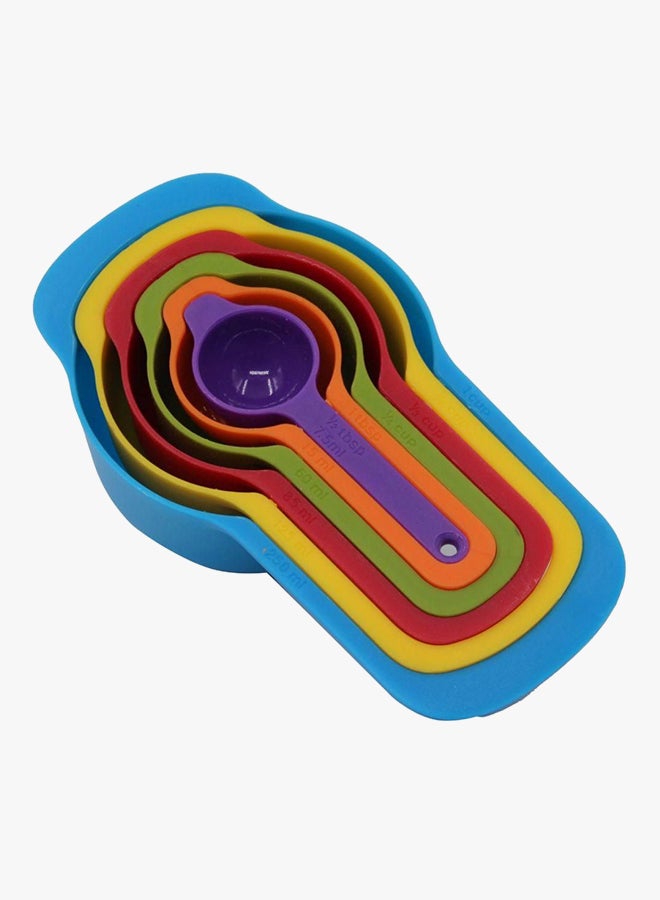 Generic - 6-Piece Measuring Cup And Spoon Set Multicolour - Image 1