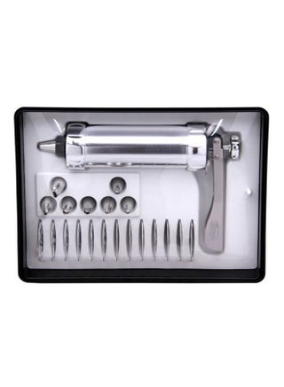 20-Piece Cookie Press And Icing Set Silver - v1524889936/N14347227A_1