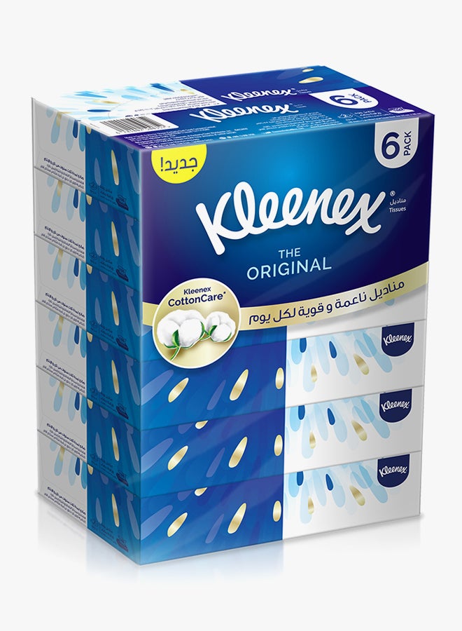 Kleenex 100-Piece Original Facial Tissues White 100 Sheets - Image 2