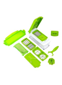 11-Piece Fruit And Vegetable Chopper And Slicer Set Green - v1524890374/N14347425A_1