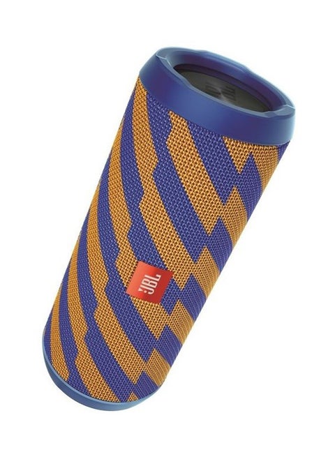 Flip 4 Waterproof Bluetooth Speaker Yellow/Blue