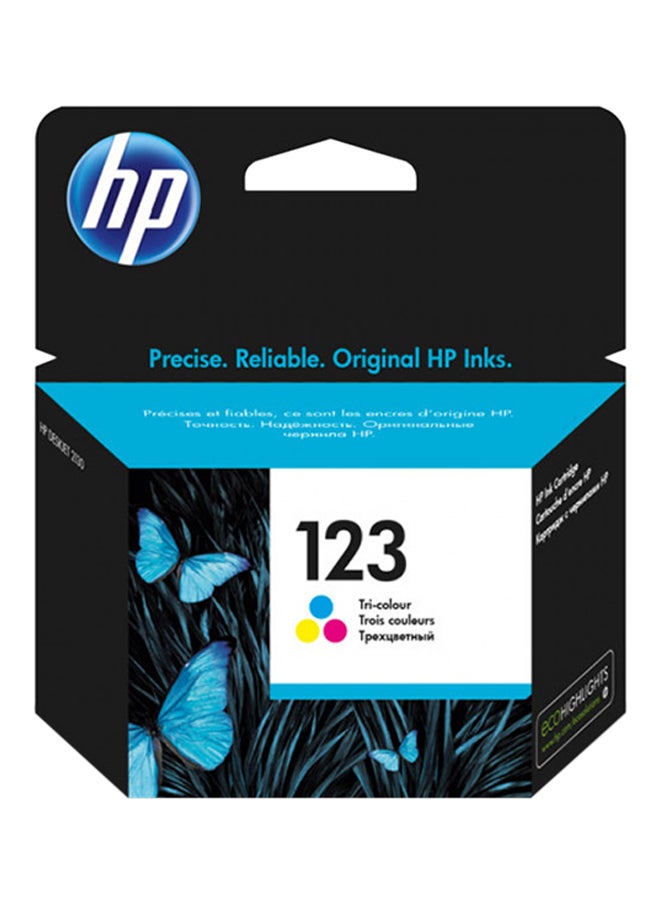 HP 123 Replacement Ink Cartridge Cyan/Magenta/Yellow  - Image 1