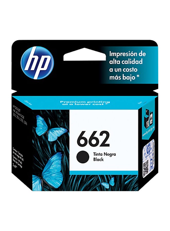 HP 662 Original Ink Advantage Cartridge Black