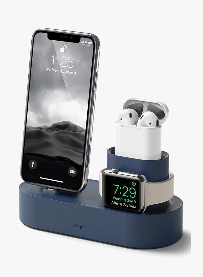 Elago 3-In-1 Charging Dock Jean Indigo - Image 2