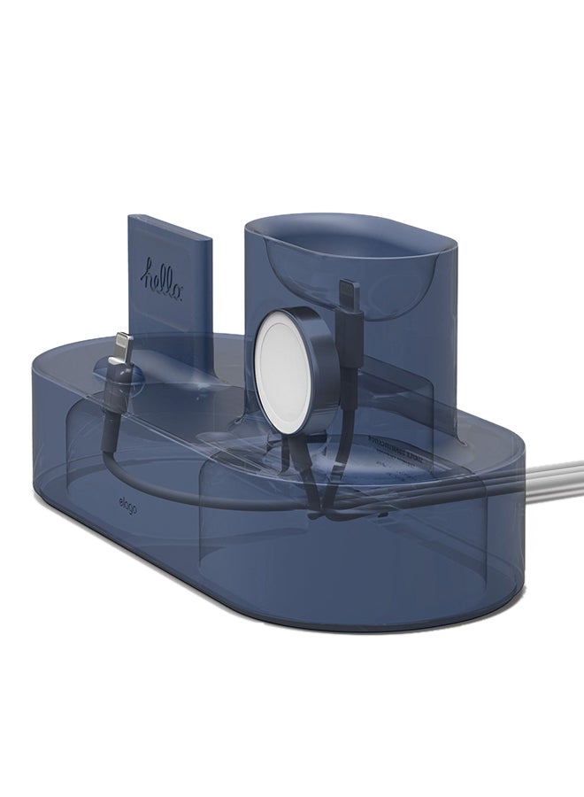 Elago 3-In-1 Charging Dock Jean Indigo - Image 1