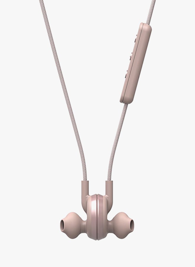 Buttons Bluetooth In-Ear Headphones Rose Gold