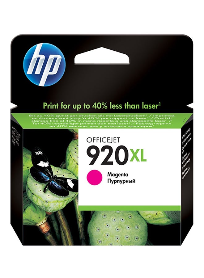 HP 920XL Inkjet Printer Cartridge Magenta 